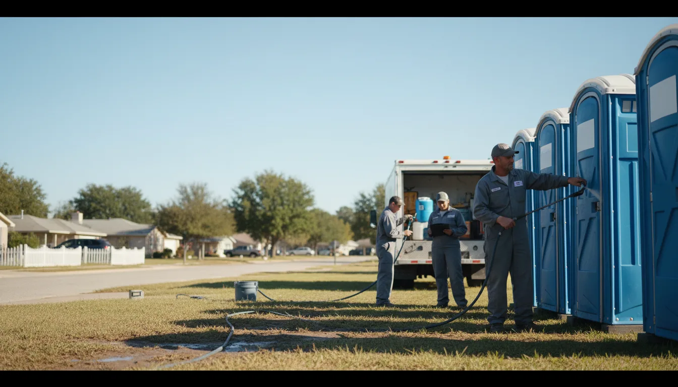 Long-Term Portable Toilet Rental in Fruithurst, AL near me